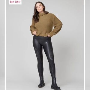 Spanx Motto Faux Leather Leggings